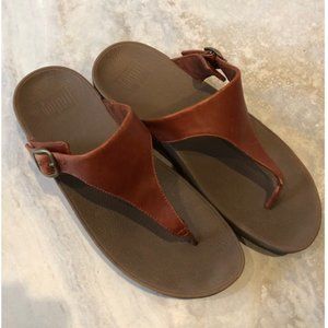 FITFLOP SANDALS  SIZE 8  TAN